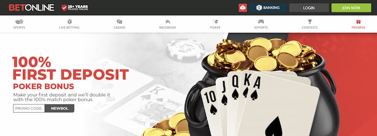 BetOnline Poker in Illinois Homepage