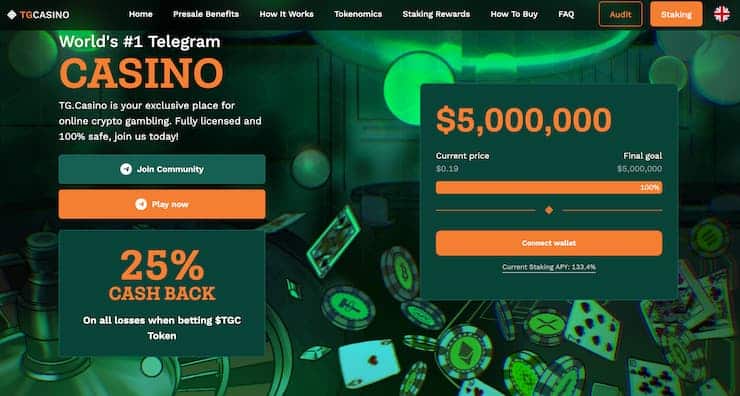 TG Casino homepage - The best FL online poker sites