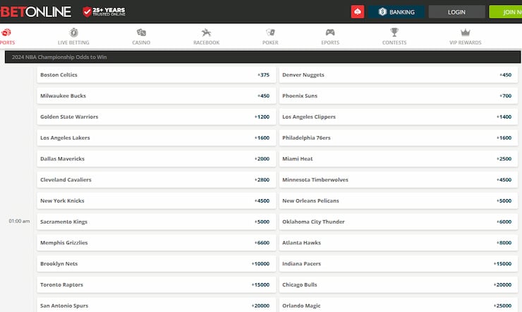 Best NBA Betting Sites [cur_year] - Compare Top NBA Sportsbooks Online