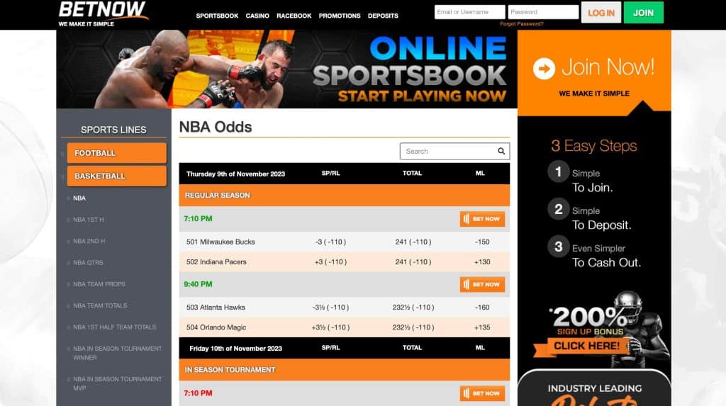 BetNow Bitcoin Betting Sites