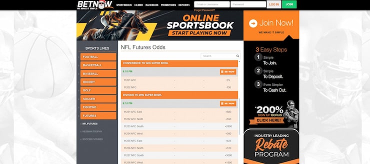 california sports betting - betnow nfl futures on super bowl lix
