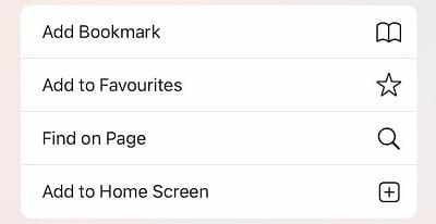 BetOnline Mobile Share Options