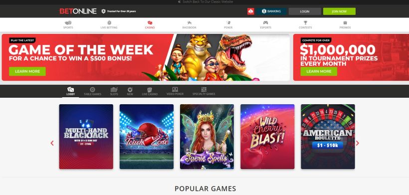 betonline-casino-main-lobby