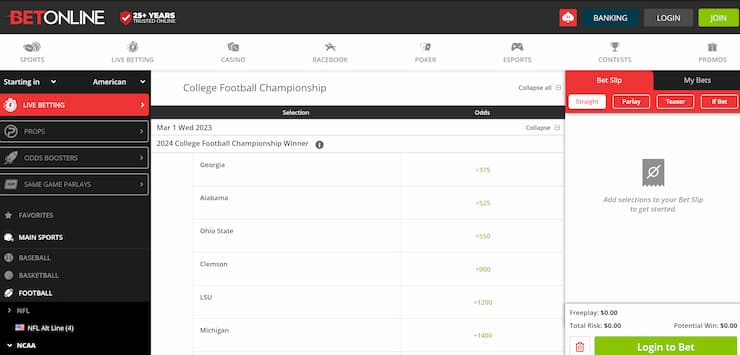 Best site for College football