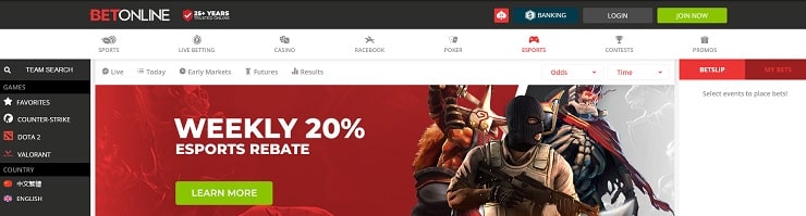BetOnline eSports