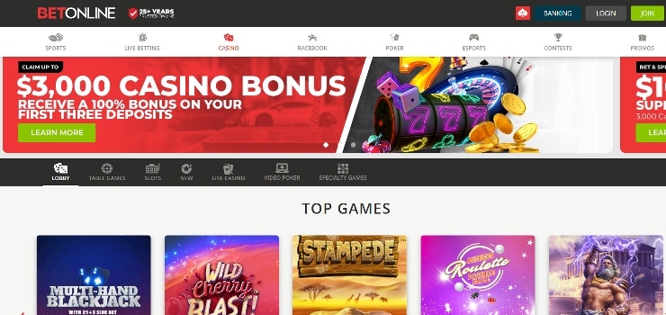 wisconsin casino online - betonline