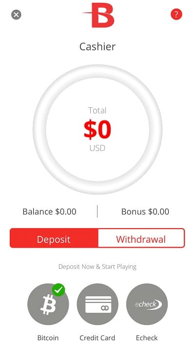 BetOnline Mobile Cashier