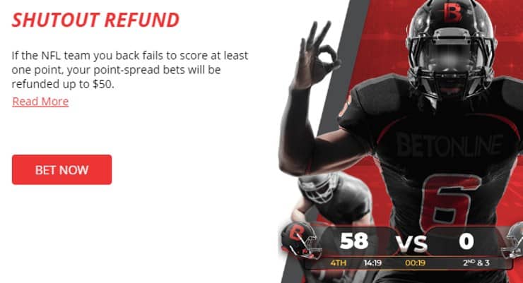 BetOnline Promo Codes - Shutout Refund