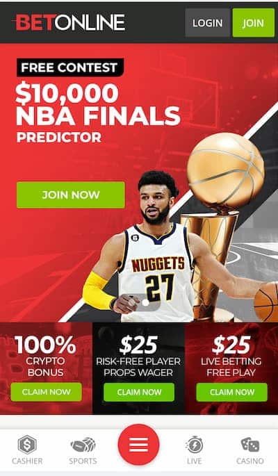 How to sign up to BetOnline app