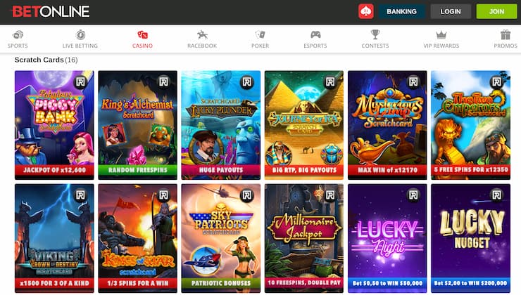 BetOnline Specialty Games