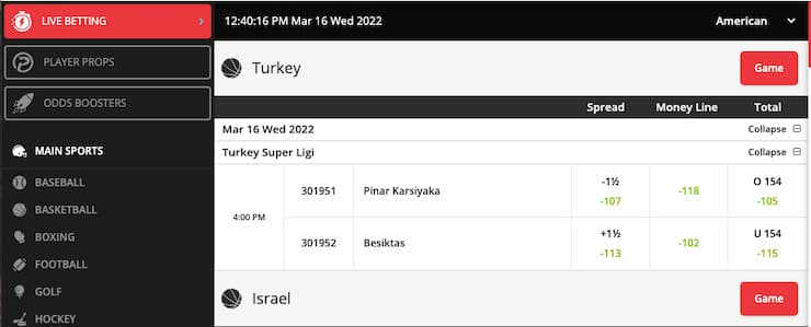 betonline Hawaii sports betting site