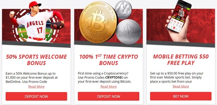 BetOnline Sports Bonuses
