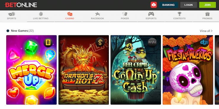 BetOnline's New Games