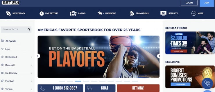 BetUS sportsbook