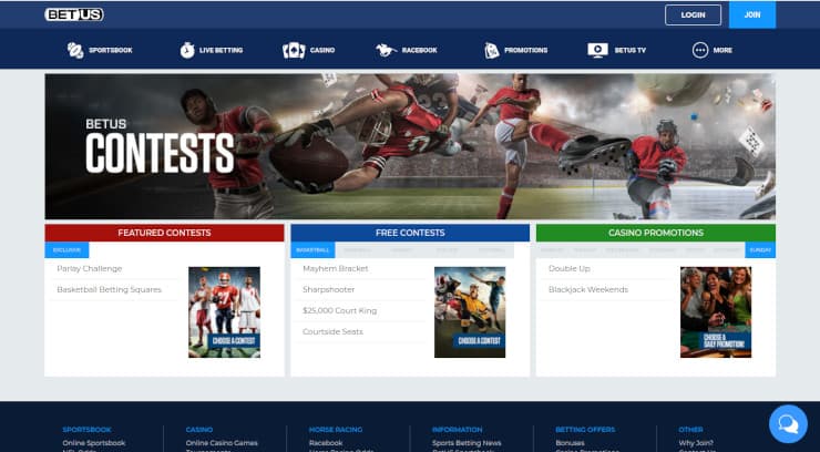 BetUS Sports Contests