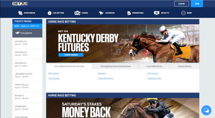 BetOnline Horse Racing