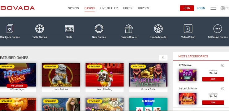 Bovada online casino connecticut