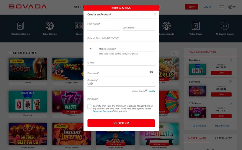 Bovada soccer betting sign up