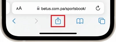 BetUS Web App Menu