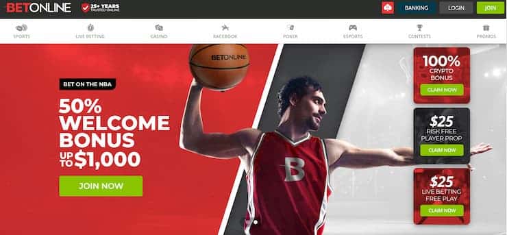 BetOnline Welcome Bonus Offer
