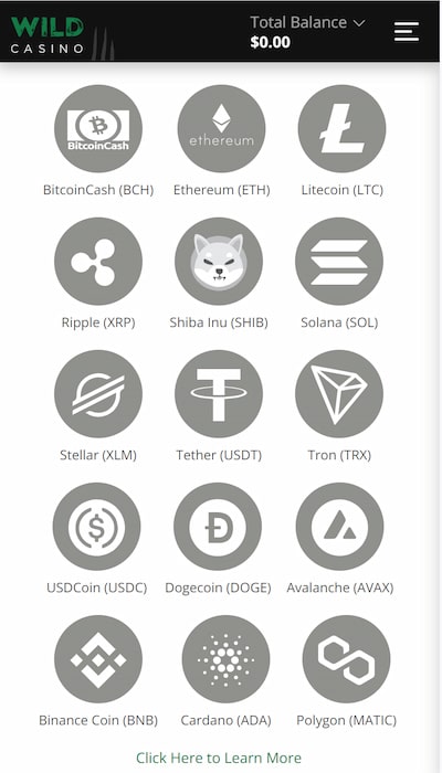 Wild casino withdrawl