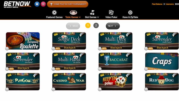 BetNow casino