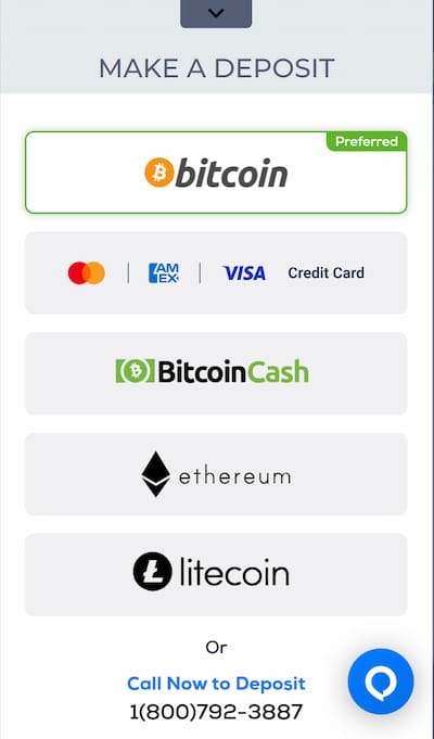 BetUS app sign up step 3