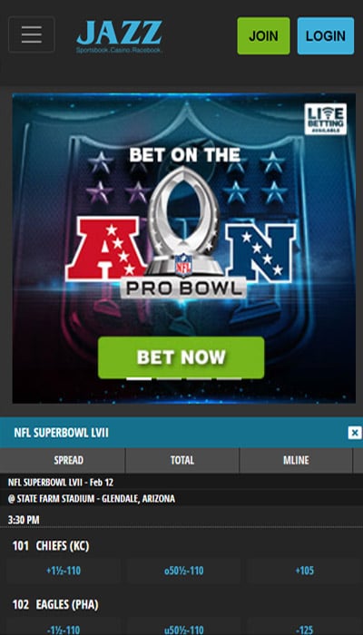 JazzSports Super Bowl