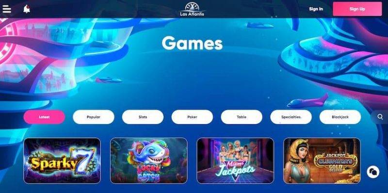 Las atlantis best texas online casino