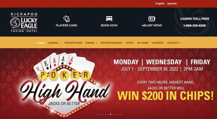 Lucky Eagle casino texas