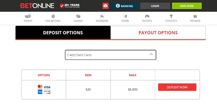 Maryland Online Poker - Deposit