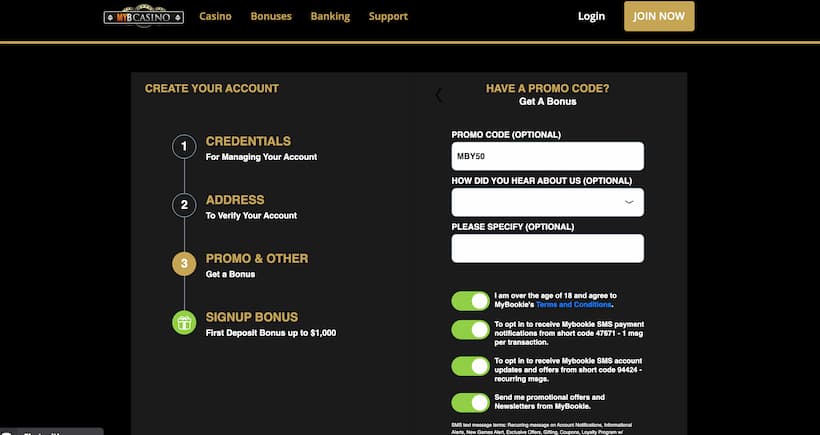 mybcasino-registration-step-three