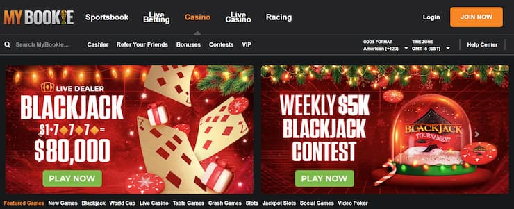 MyBookie - top PA casino