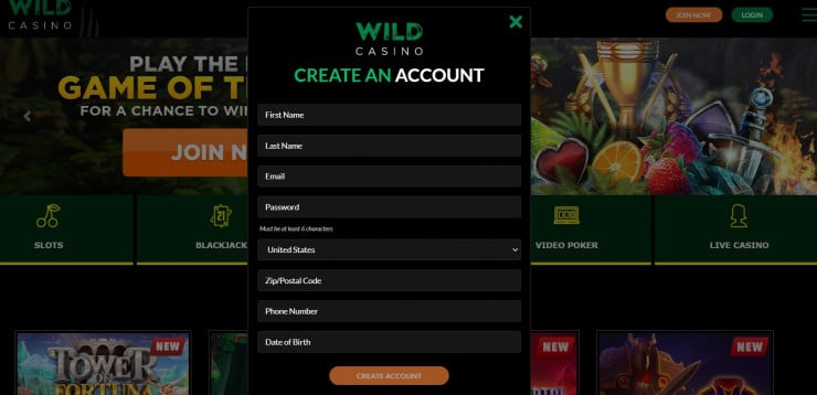 Registration at the best online casinos