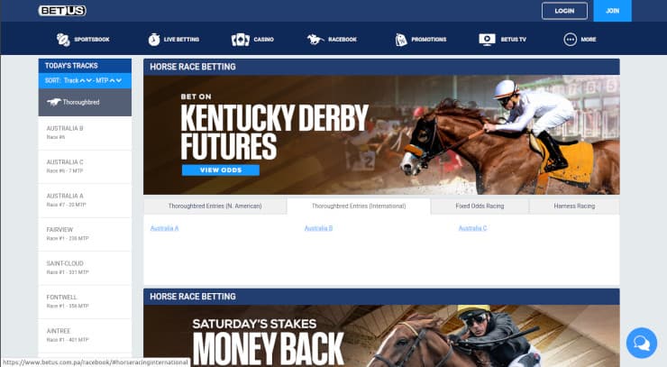 BetUS Horse Racing