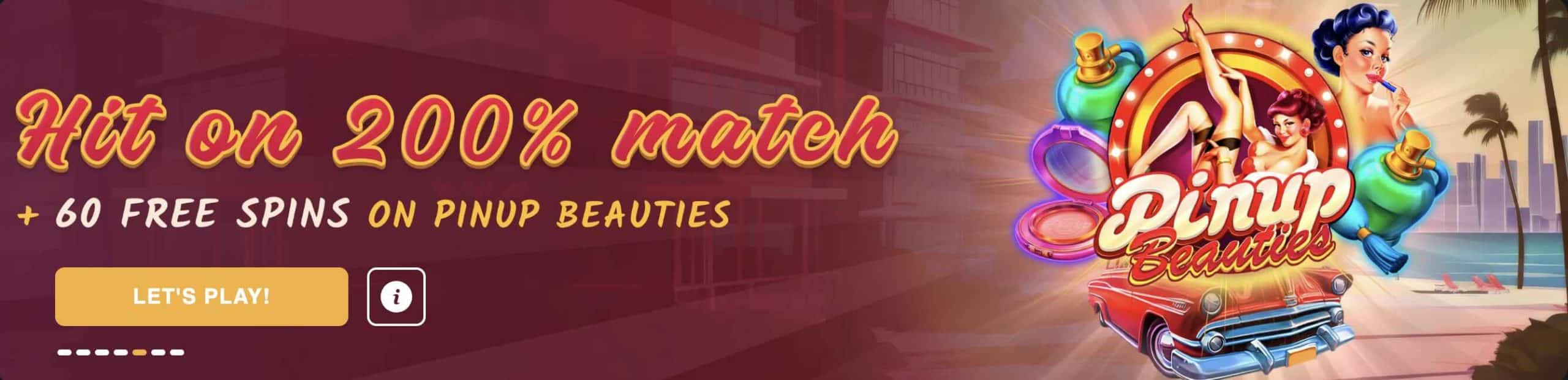 Screenshot of the banner ad for the BetWhale 200% Casino bonus