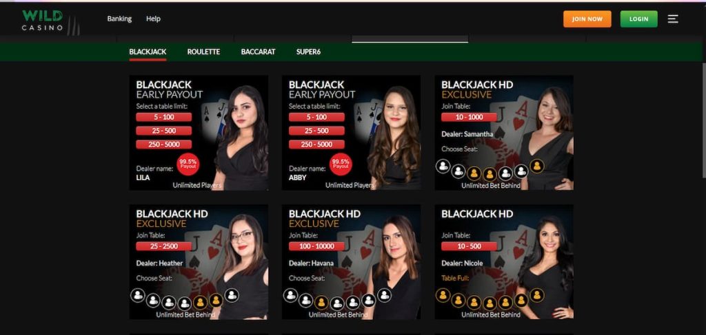 Live dealer casinos in Connecticut