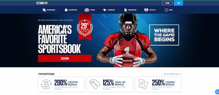 BetUS - Best Sportsbook in Oregon