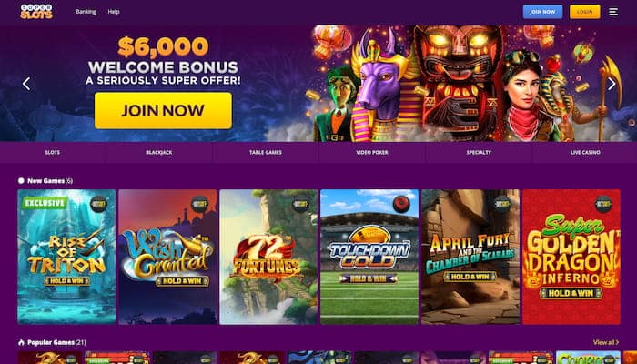 Super Slots Bonus Casino South Carolina