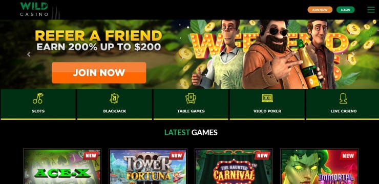 The sign-up button is on the right side of the header