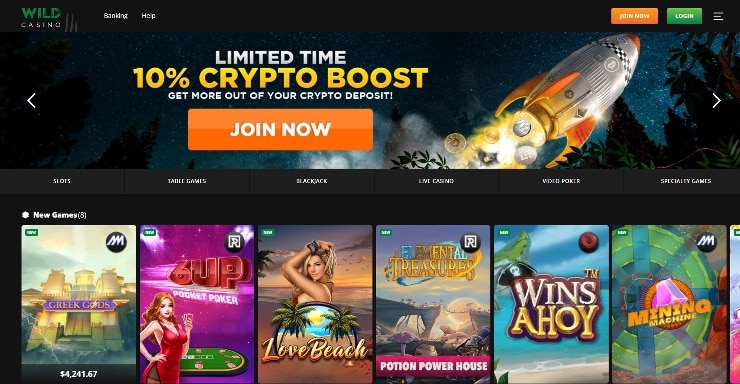 Top Betsoft Casinos - Wild Casino