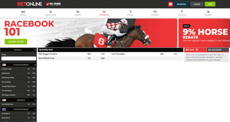 BetOnline Horse Racing
