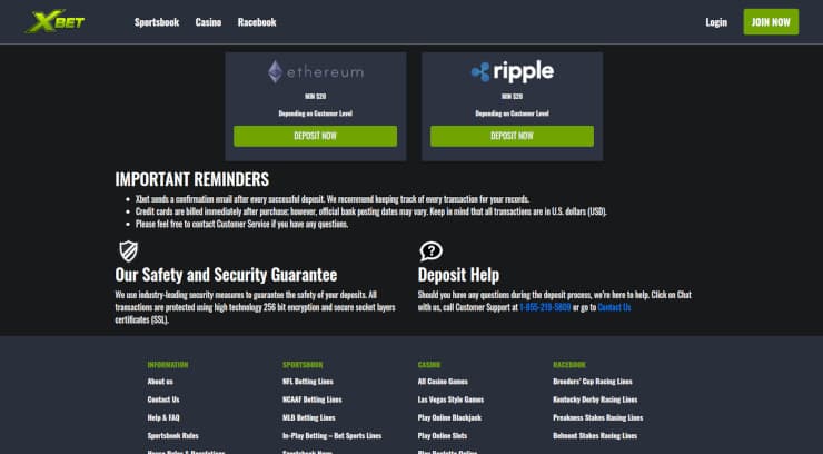 XBet Virginia Crypto Sportsbook