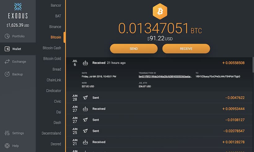 Bitcoin wallet image 