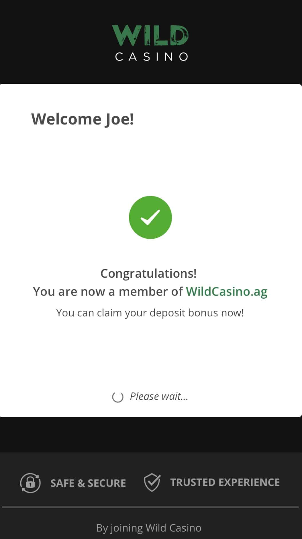 Welcome to Wild Casino