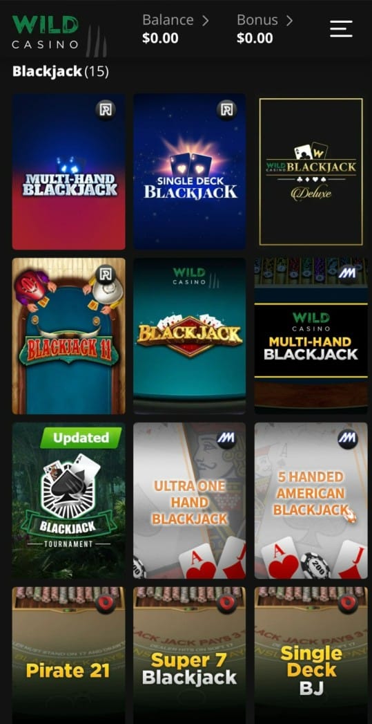 Wild Casino Games