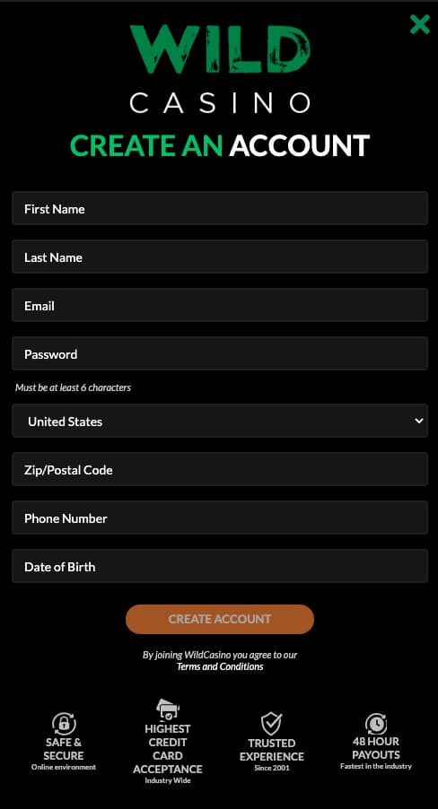 wild casino connecticut