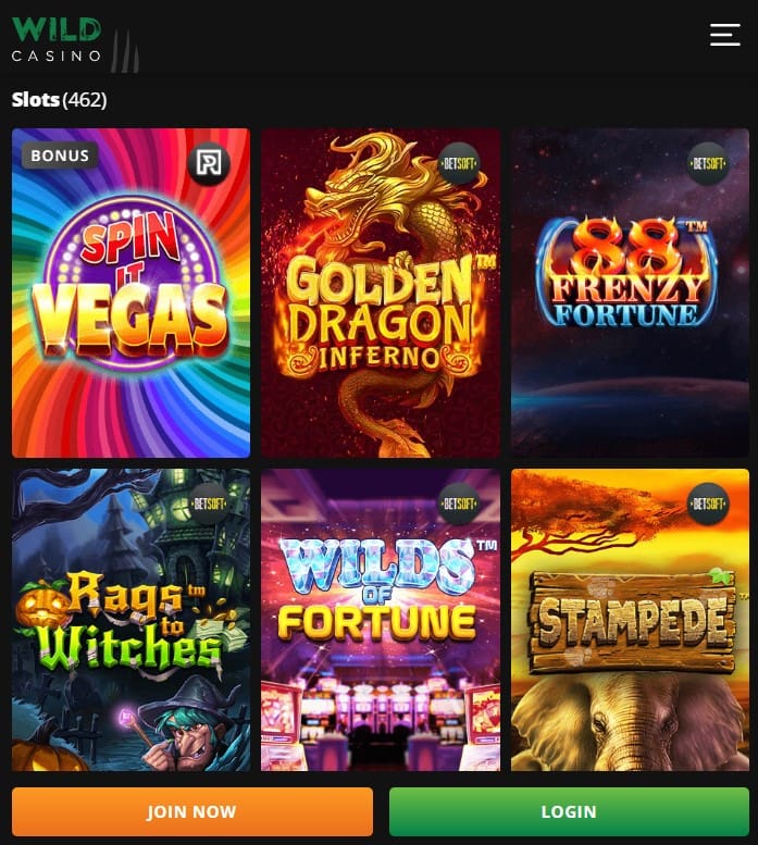 offshore casinos wild casino mobile