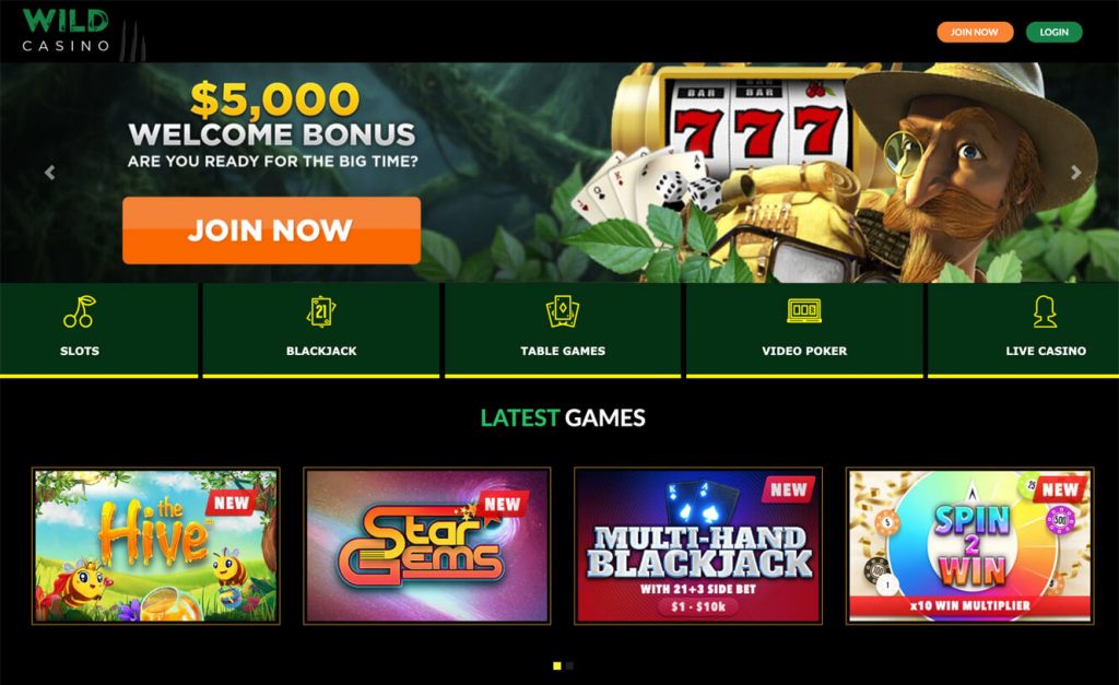 wild casino arizona sign up
