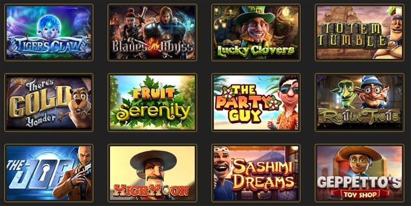 SLot games in wild casino